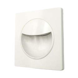 Spot LED 1W Patrat Alb Trepte LZ2491