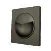 Spot LED 1W Patrat Argintiu Trepte LZ9525