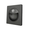 Spot LED 1W Patrat Argintiu Trepte Senzor LZ5550