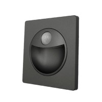 SPOTURI LED, Spot LED 1W Patrat Argintiu Trepte Senzor LZ5550, LED-Zone.ro