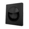 Spot LED 1W Patrat Negru Trepte LZ7012