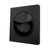 SPOTURI LED, Spot LED 1W Patrat Negru Trepte LZ7012, LED-Zone.ro