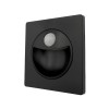 Spot LED 1W Patrat Negru Trepte Senzor LZ2980
