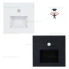 Spot LED 1W Patrat Trepte Senzor Microwave