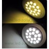 Spot LED 5x1W Rotund Mobil Argintiu 220V