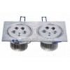 Spot LED 2x5W Dreptunghiular Mobil Argintiu