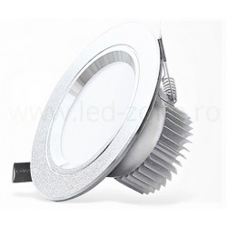 Spot LED 5W Rotund Mat Argintiu