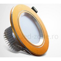SPOTURI LED ROTUNDE, Spot LED 5W Rotund Mat Auriu, LED-Zone.ro