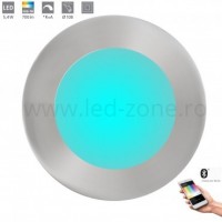 SPOTURI LED ROTUNDE, Spot LED 5W Slim Argintiu RGB + White Premium, LED-Zone.ro