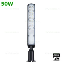 Lampa LED Iluminat Stradal 50W Slim RA Senzor Crepuscular