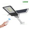 Lampa LED Iluminat Stradal 100W SMD Solara cu Suport si Telecomanda 