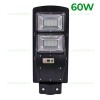 Lampa LED Iluminat Stradal 60W 120xSMD Solara cu Senzor Miscare 