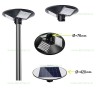 Lampa LED Iluminat Stradal UFO 120W Solara Montaj Stalp