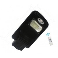ILUMINAT STRADAL LED, Lampa LED Iluminat Stradal 20W Solara cu Senzor Miscare si Telecomanda, LED-Zone.ro