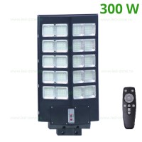 LAMPI LED STRADALE SOLARE - Reduceri Lampa LED Iluminat Stradal 300W Solara cu Senzor Miscare si Telecomanda LZ02 Promotie
