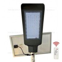 ILUMINAT STRADAL LED, Lampa LED Iluminat Stradal 300W Solara cu Suport si Telecomanda LZ01, LED-Zone.ro