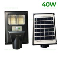 LAMPI LED STRADALE SOLARE - Reduceri Lampa LED Iluminat Stradal 40W Solara Senzor 2 Module Promotie