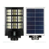 LAMPI LED STRADALE SOLARE - Reduceri Lampa LED Iluminat Stradal 900W Solara cu Senzor Miscare si Telecomanda Promotie