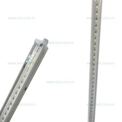 Tub LED T6 20W 117cm Patrat Clar Suport Inclus