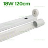 Tub LED T8 Clar 18W 120cm Detasabil Suport Inclus