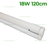 TUBURI LED T8, Tub LED T8 Clar 18W 120cm Detasabil Suport Inclus, LED-Zone.ro