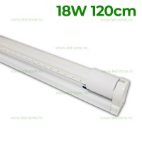 Tub LED T8 Clar Detasabil Suport Inclus 120cm 18W