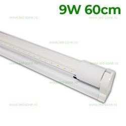 Tub LED T8 Clar 9W 60cm Detasabil Suport Inclus