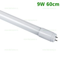 ILUMINAT COMERCIAL LED - Reduceri Tub LED T8 Mat 60cm 9W 360 Grade Sticla Alimentare Un Capat LZ01 Promotie