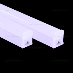Tub LED T8 10W 60cm Patrat Mat Suport Inclus