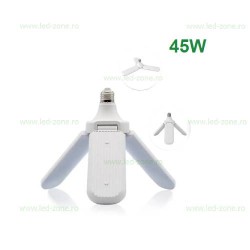 Bec LED E27 45W Pliabil 3 Segmente