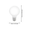 Bec LED E27 9W 2700K 110039