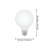 Bec LED E27 9W 2700K 110042