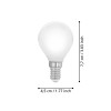 Bec LED E14 7W 2700K 110047