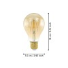 Bec LED E27 4W 2200K 110051