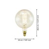 Bec LED E27 8W 2100K 110112