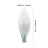 Bec LED E14 5.5W 3000K 110126