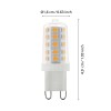 Bec LED G9 3W 4000K 110157