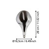 Bec dimabil LED E27 4W 1800K 110234