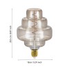 Bec dimabil LED E27 4W 2000K 110245