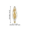 Bec LED E27 4W 2100K 110276