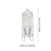 Bec G9-HALOGEN 2X40W 2700K 460lm 110299