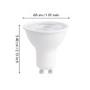 Bec GU10-LED 1X4.9W 2700K-6500K 400lm 110308