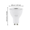 Bec GU10-LED 3X4.5W 2700K-6500K 345lm 110309
