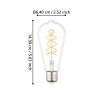 Bec E27-LED-ST64 1X7.3W 2700K 806lm 110318