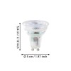 Bec GU10-LED 1X2.5W 4000K 450lm 110335
