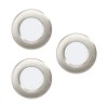Set 3 spoturi încastrate FUEVA 5 LED 3X2.7W IP20 99141
