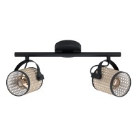 PLAFONIERE, Black Friday - Plafonieră RUSCOMB E27-LED 2X10W IP20 43494, LED-Zone.ro