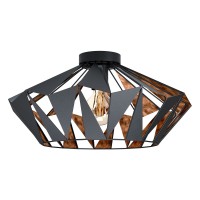 PLAFONIERE, Black Friday - Plafonieră vintage CARLTON 6 43399, LED-Zone.ro