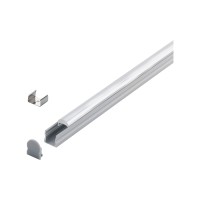 PROFILE SI BENZI LED, Black Friday - Profil aplicat bandă LED, 1m 98931, LED-Zone.ro