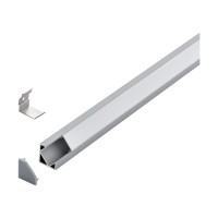 PROFILE SI BENZI LED, Black Friday - Profil de colț bandă LED, 2m 98955, LED-Zone.ro